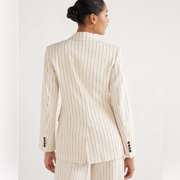 NWT One-button Linen Blazer - size XS - Picture 2 of 4